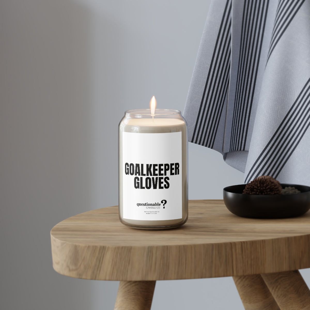 Goalkeeper Gloves Candle