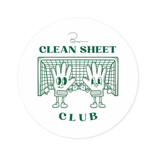 Clean Sheet Club Sticker, Green